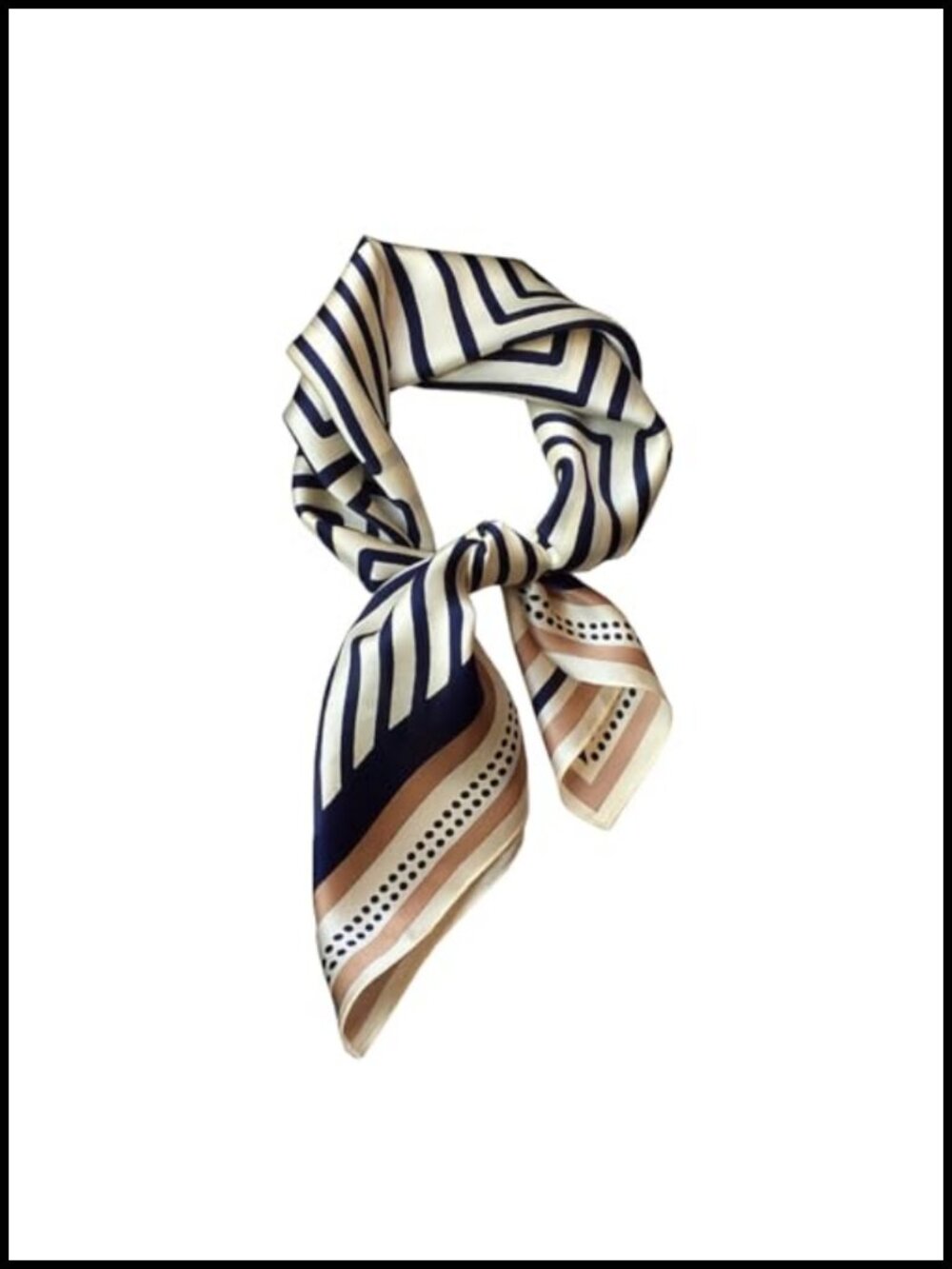100% Mulberry Silk Square Scarf Hair Neckerchief Headscarf Women Men